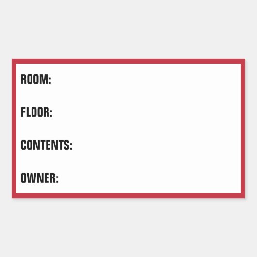 Labels verplaatsen - labels voor opbergdozen (Voorkant)