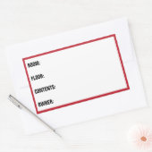 Labels verplaatsen - labels voor opbergdozen (Envelop)