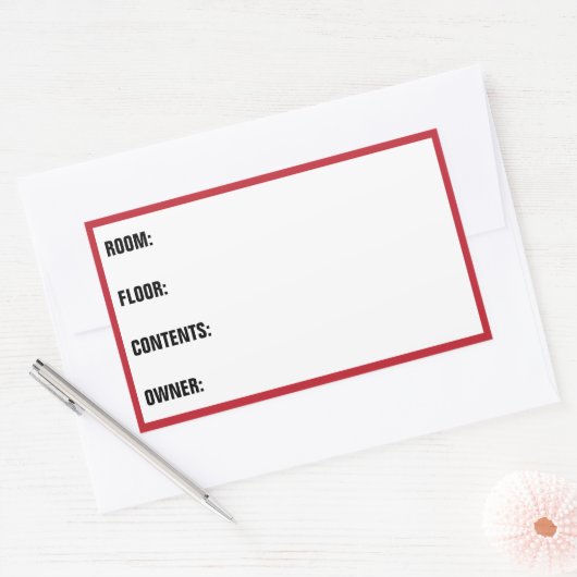 Labels verplaatsen - labels voor opbergdozen (Envelop)