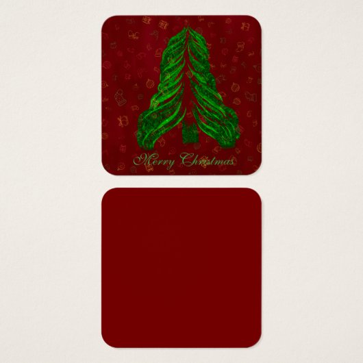 Labels Vierkante Visitekaartjes (Voorkant /achterkant)