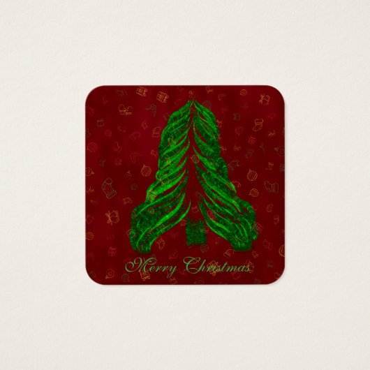 Labels Vierkante Visitekaartjes (Voorkant)