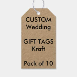 Labels voor aangepaste weddenschappen KRAFT, GRAY Cadeaulabel