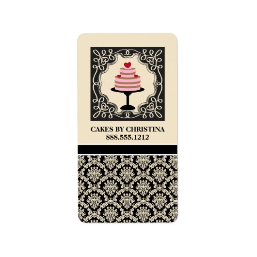 Labels voor bakkerij-producten {koekjes} (Voorkant)