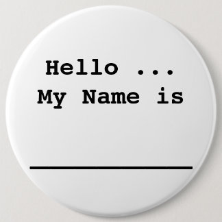 Labels voor bedrijfsnaam van klant ronde button 6,0 cm