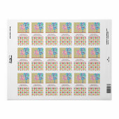 Labels voor bedrijfsproducten in de snoep (Full Sheet)