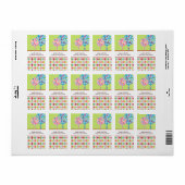 Labels voor bedrijfsproducten in de snoep (Full Sheet)