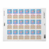 Labels voor bedrijfsproducten in de snoep (Full Sheet)