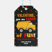 Labels voor bouwcadeaus, Label van Valentijns klas Cadeaulabel (Voorkant)