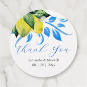 Labels voor bruiloft (Achterkant)