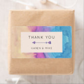 Labels voor bruiloft | Waterverf Textuur (Insitu)