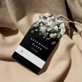 Labels voor champagne-prijzen cadeaulabel