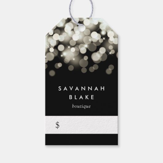 Labels voor champagne-prijzen cadeaulabel (Voorkant)