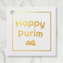 Labels voor de folie van Purim gold