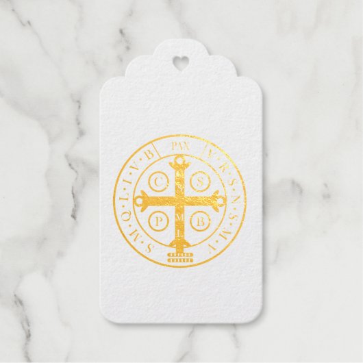 Labels voor de Folie van Saint Benedict (Voorkant)