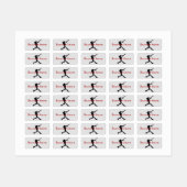 Labels voor de naam van de Baseball Player-batteri (Vel)