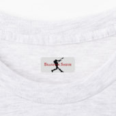 Labels voor de naam van de Baseball Player-batteri (Aangebracht)