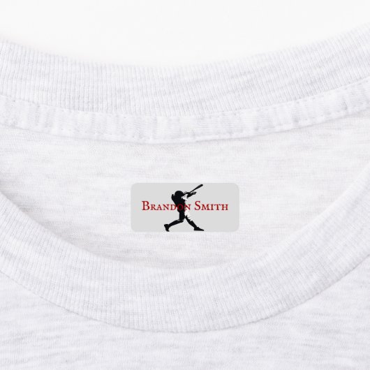 Labels voor de naam van de Baseball Player-batteri (Aangebracht)