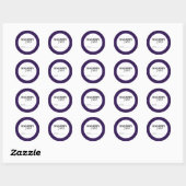 Labels voor deksels voor het inmaken van bramenjam (Vel)