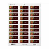 Labels voor docentenkamer stickers Kamer #'s (Full Sheet)