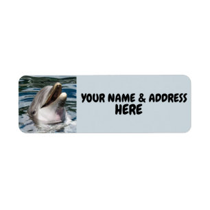 LABELS VOOR DOLPHIN SMILING RETURN ADRES