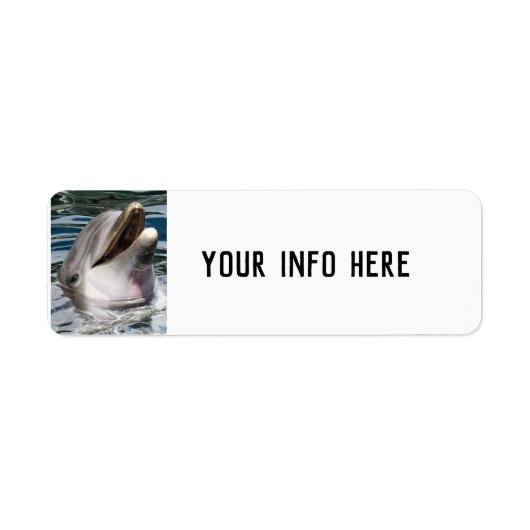 LABELS VOOR DOLPHIN SMILING RETURN ADRES (Voorkant)