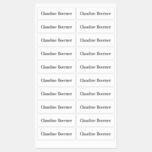 labels voor Fabric Crafter of Artist (Vel)