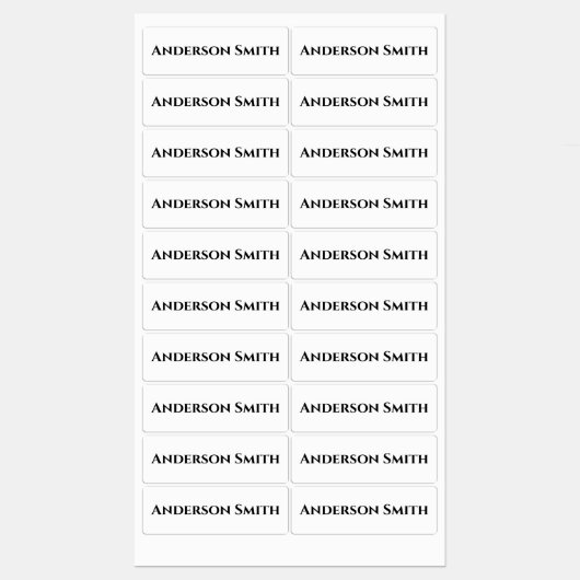 labels voor Fabric Crafter of Artist (Vel)