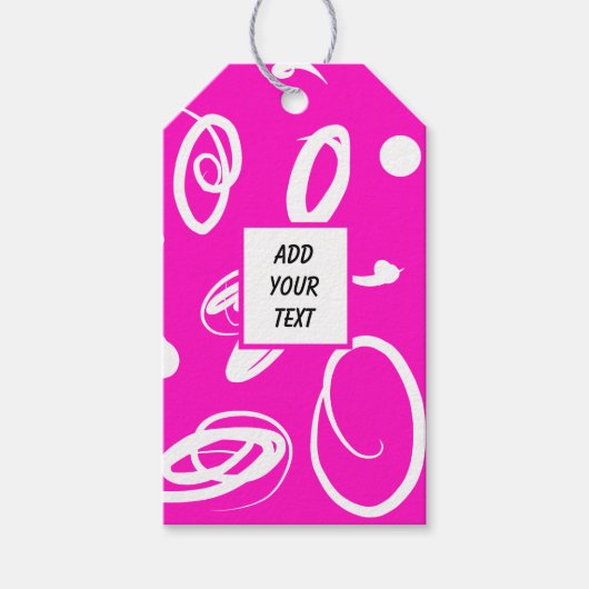 Labels voor fijne en leuke cadeautjes cadeaulabel (Voorkant)