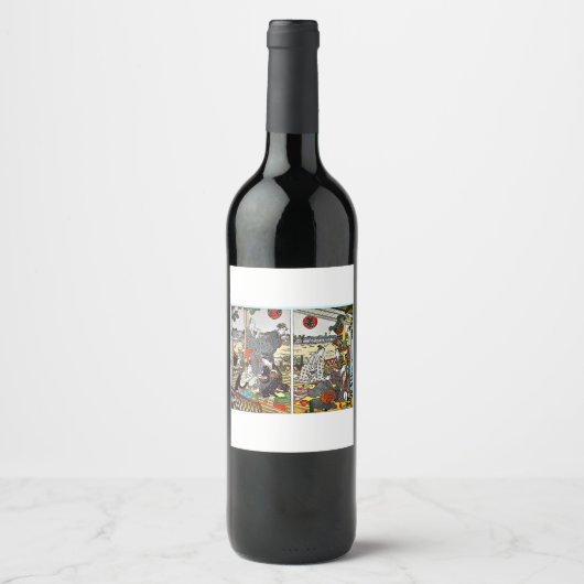 Labels voor flessen alcohol wijn etiket (Voorkant)