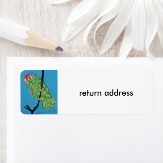 labels voor groene papegaai (Insitu)