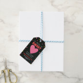 Labels voor hartstikke cadeaus, Coper Valentijns L Cadeaulabel (Met Touw)