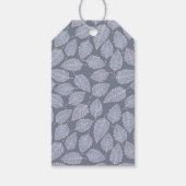 Labels voor hedendaagse bladeren cadeaulabel (Voorkant)