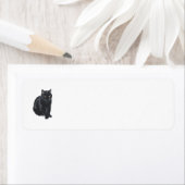 Labels voor het Black Cat Return-adres (Insitu)