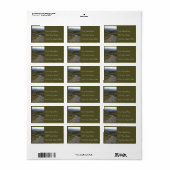 Labels voor het Ierse Trail Return-adres (Full Sheet)