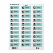 Labels voor het retouradres van de sleuf (Full Sheet)