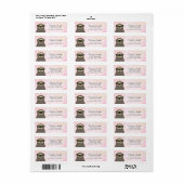 Labels voor het retouradres van de sleuf (Full Sheet)