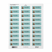 Labels voor het retouradres van de sleuf (Full Sheet)