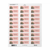 Labels voor het retouradres van de sleuf (Full Sheet)