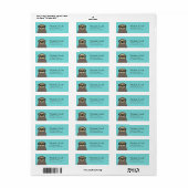 Labels voor het retouradres van de sleuf (Full Sheet)