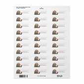 Labels voor het retouradres van de sleuf (Full Sheet)