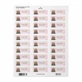 Labels voor het retouradres van de sleuf (Full Sheet)