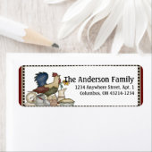 Labels voor het retouradres van het land (Insitu)