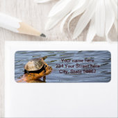 Labels voor het retouradres van schildpad (Insitu)