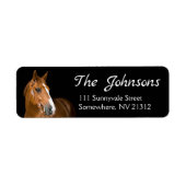Labels voor het verzendadres van Horse Therem (Voorkant)