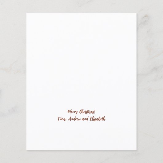 Labels voor kerstcadeaupakket met joyeux Noel Fest (Achterkant)