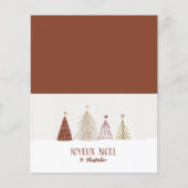 Labels voor kerstcadeaupakket met joyeux Noel Fest (Voorkant)