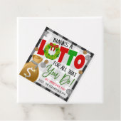 Labels voor kerstcadeautjes (In situ)