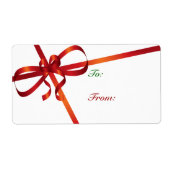 Labels voor kerstcadeautjes (Voorkant)