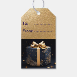 Labels voor kerstcadeautjes cadeaulabel