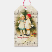 Labels voor kerstcadeautjes in de zin cadeaulabel (Voorkant)